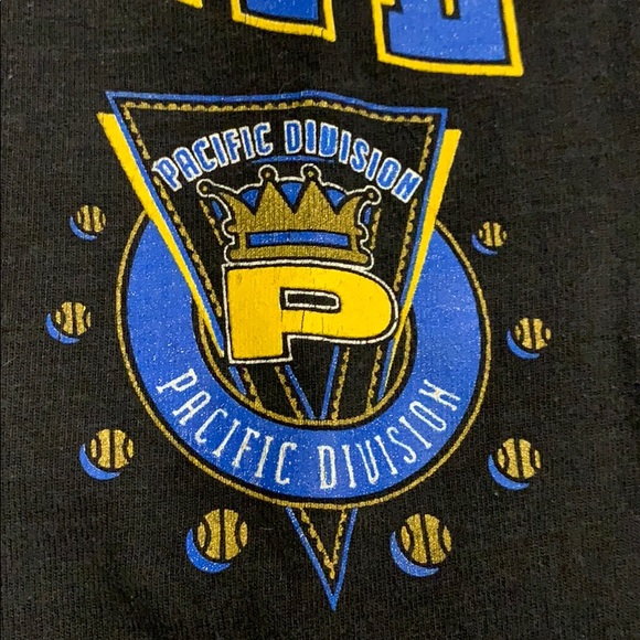 L new vintage GSW t-shirt goldenstate warriors nba - Picture 5 of 9